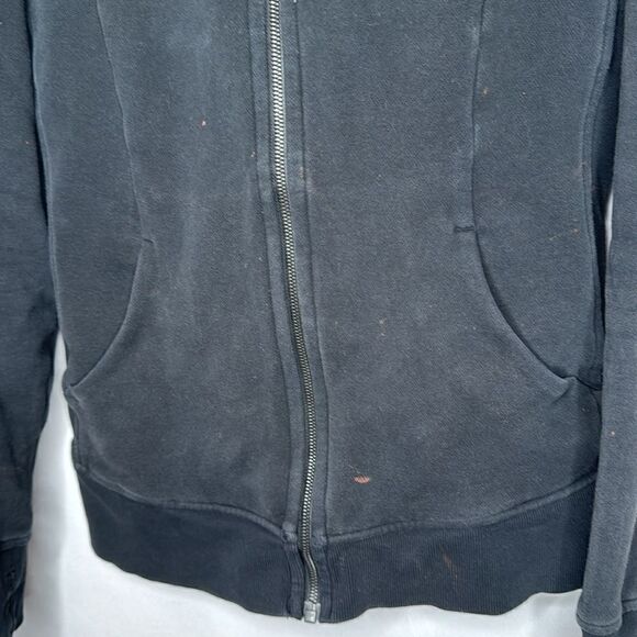 Lululemon Black Full Zip Scuba Hooded Sweatshirt. Size 8. - Picture 3 of 11